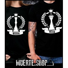 Комплект KING AND QUEEN CHESS BLACK Комплект KING AND QUEEN CHESS BLACK