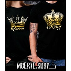 Комплект KING AND QUEEN CROWNS с щампа Комплект KING AND QUEEN CROWNS с щампа