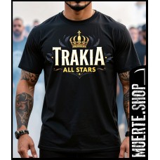 Черна тениска TRAKIA ALL STARS с щампа Черна тениска TRAKIA ALL STARS с щампа
