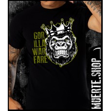 Черна тениска GORILLA WARFARE