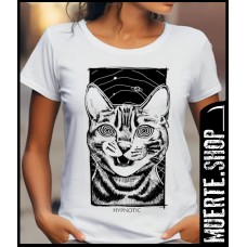 Тениска HYPNOTIC CAT с щампа Тениска HYPNOTIC CAT с щампа