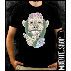 Черна тениска MONKEY BRAIN