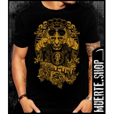 Черна тениска REBEL PUNK CAT Черна тениска REBEL PUNK CAT