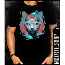 Черна тениска SPHYNX N FISHES