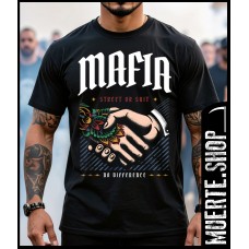 Черна тениска MAFIA STREET OR SUIT с щампа 