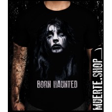 Черна тениска BORN HAUNTED
