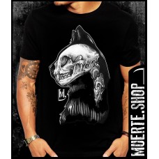Черна тениска CATSKULL PROFILE Черна тениска CATSKULL PROFILE