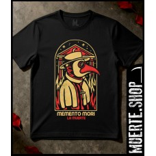 Черна тениска MEMENTO MORI PLAGUE – мрачен streetwear дизайн с щампа Черна тениска MEMENTO MORI PLAGUE – мрачен streetwear дизайн с щампа