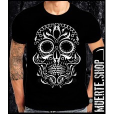 Черна тениска MAORI SKULL