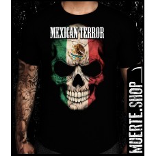Черна тениска MEXICAN TERROR Черна тениска MEXICAN TERROR