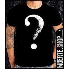 Черна тениска QUESTION MARK SKULL