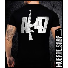 Черна тениска AK 47