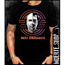 Черна тениска NARCOS MAS GRANDES Черна тениска NARCOS MAS GRANDES