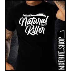 Черна тениска NATURAL BORN KILLER