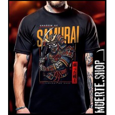 Черна тениска SHADOW OF SAMURAI с щампа Черна тениска SHADOW OF SAMURAI с щампа