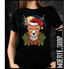 Черна тениска CHRISTMAS DEER Черна тениска CHRISTMAS DEER