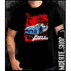 Черна тениска FAST AND FURIOUS