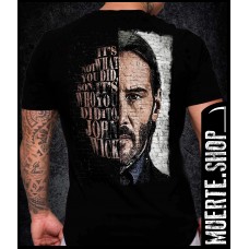 Черна тениска JOHN WICK WALLART