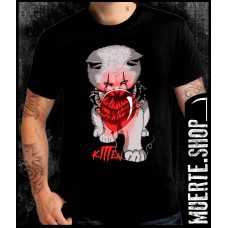 Черна тениска KITTEN PENNYWISE 