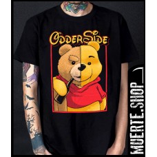 Черна тениска ODDER SIDE POOH