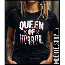 Дамска тениска QUEEN OF HORROR с щампа Дамска тениска QUEEN OF HORROR с щампа