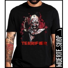 Черна тениска TERRIFIER с щампа 
