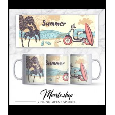 Керамична ЧАША с принт SUMMER