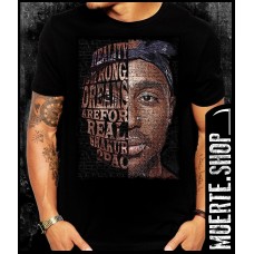 Черна тениска 2PAC REALITY DREAMS