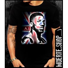 Черна тениска ANTHONY JOSHUA