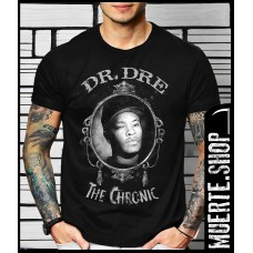 Черна тениска DR.DRE THE CHRONIC с щампа