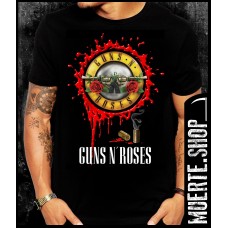 Черна тениска GUNS N ROSES BULLETS Черна тениска GUNS N ROSES BULLETS