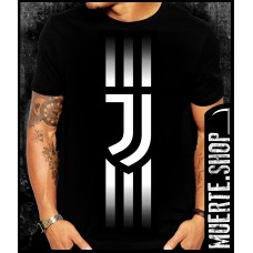 Черна тениска JUVENTUS STRIPE