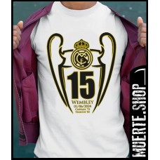 Тениска LA DECIMOQUINTA REAL MADRID с щампа
