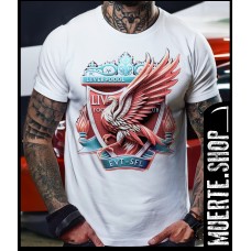 Тениска LIVERPOOL 3D LOGO с щампа 