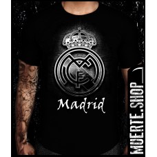 Черна тениска REAL MADRID SILVER