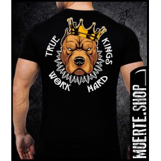 Фитнес тениска TRUE KINGS WORK HARD