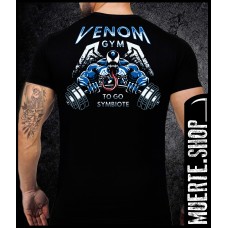 Черна тениска VENOM FITNESS GYM Черна тениска VENOM FITNESS GYM